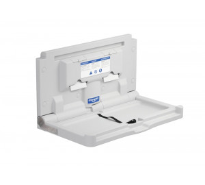 Baby changing station "Genwec Baby" with stainless steel cover